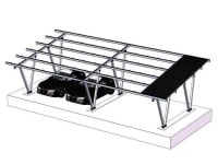 All-Aluminum Carport Solar Mounting System